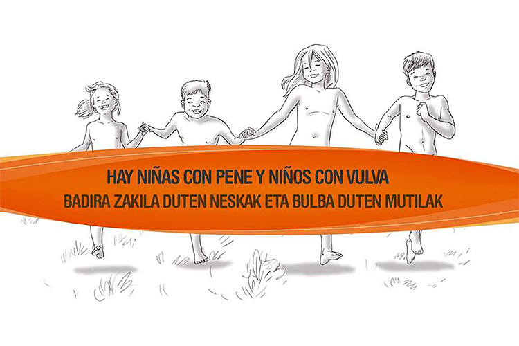 Campanha na Espanha sobre crianças transsexuais