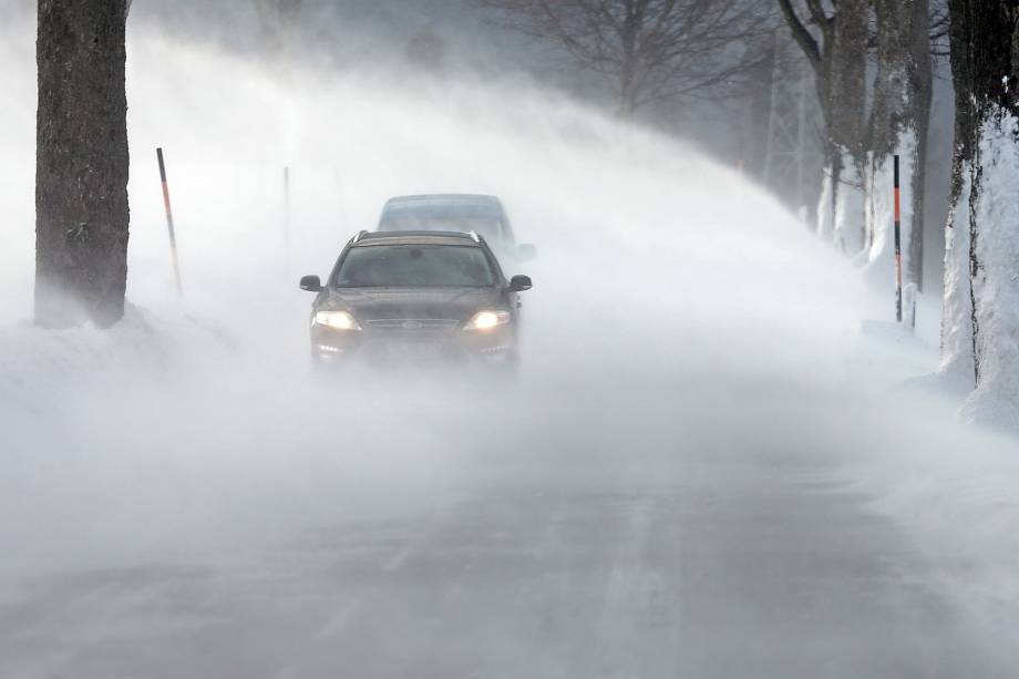 Uma onda de frio acompanhada por fortes tempestades na Europa deixa mais de 60 mortos na Europa - Alemanha- 14/01/2017