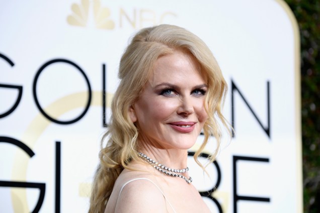 A atriz Nicole Kidman chega para o Globo de Ouro 2017, em Los Angeles