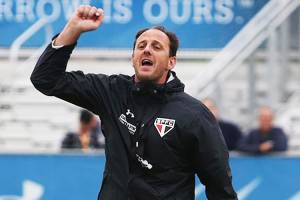 O técnico de São Paulo, Rogério Ceni, durante treinos para a Flórida Cup