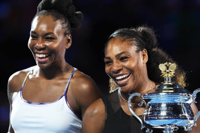 Serena Williams venceu a irmã, Venus, na final do Open da Austrália, conquistando assim o seu 23.º Grand Slam - 28/01/2017