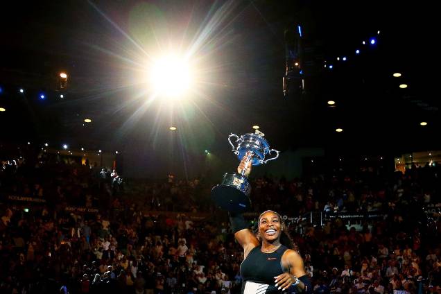 Serena Williams venceu a irmã, Venus, na final do Open da Austrália, conquistando assim o seu 23.º Grand Slam - 28/01/2017