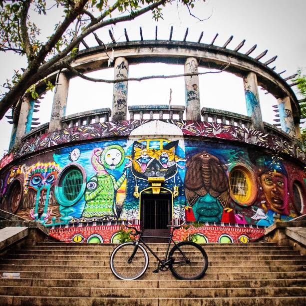 Mirante da praça Jorge Cury, no bairro da Aclimação