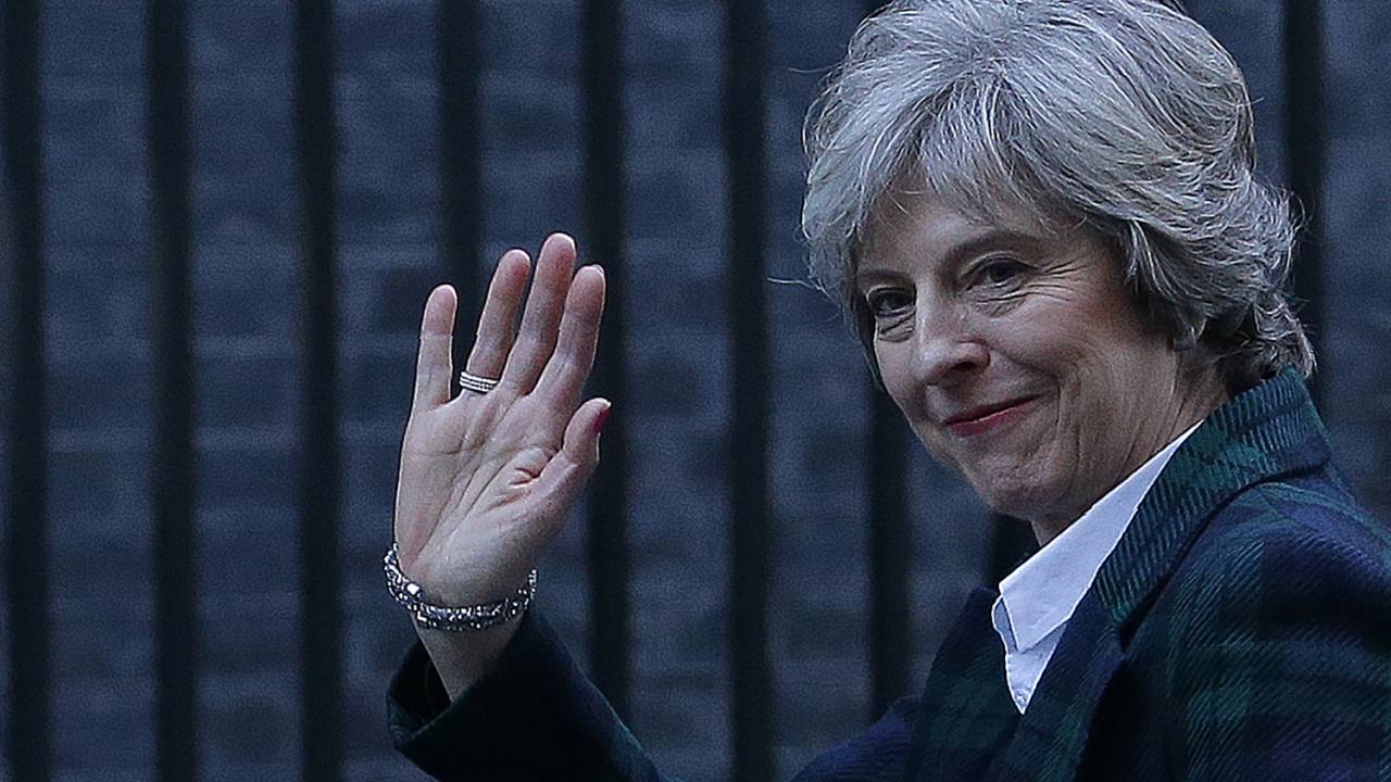 A primeira-ministra britânica, Theresa May