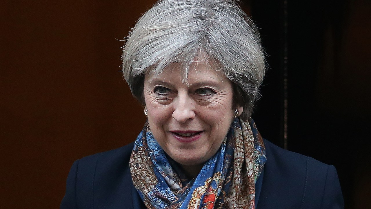 A primeira-ministra britânica, Theresa May