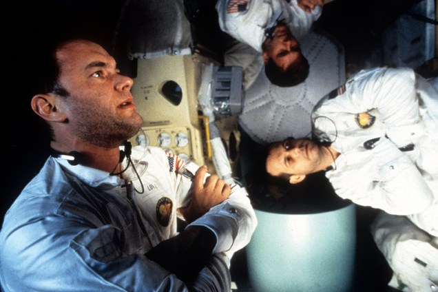 Tom Hanks, Kevin Bacon e Bill Paxton no filme "Apollo 13"