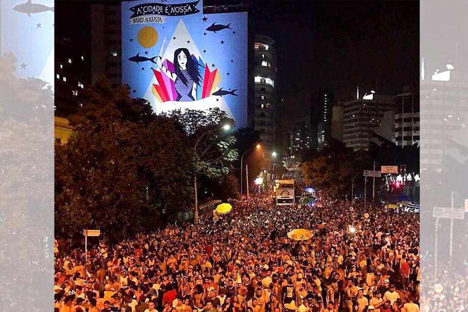 Bloco Acadêmicos do Baixo Augusta em São Paulo - 19/02/2017