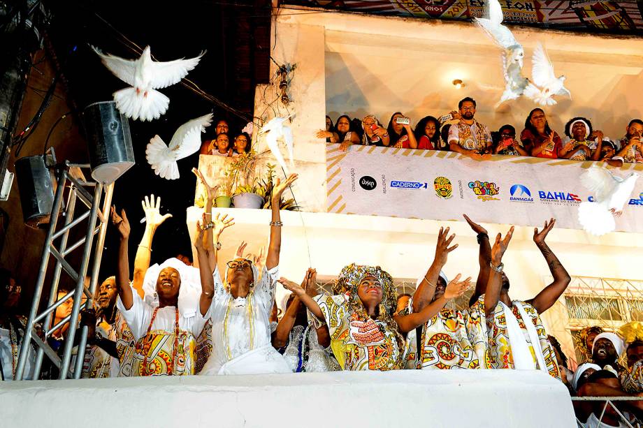 Bloco do Ile Aiye em Salvador na Bahia - 25/02/2017