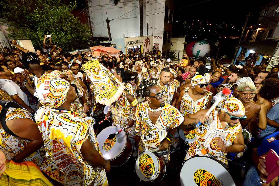 Bloco do Ile Aiye em Salvador na Bahia - 25/02/2017