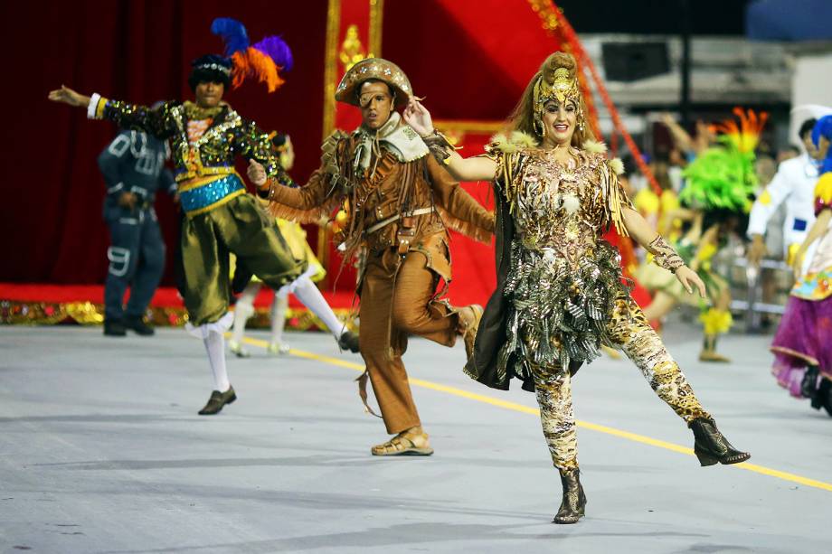 Desfile da escola de samba 'Tom Maior', no Sambódromo do Anhembi, em São Paulo (SP). A agremiação homenageia a cantora Elba Ramalho - 24/02/2017