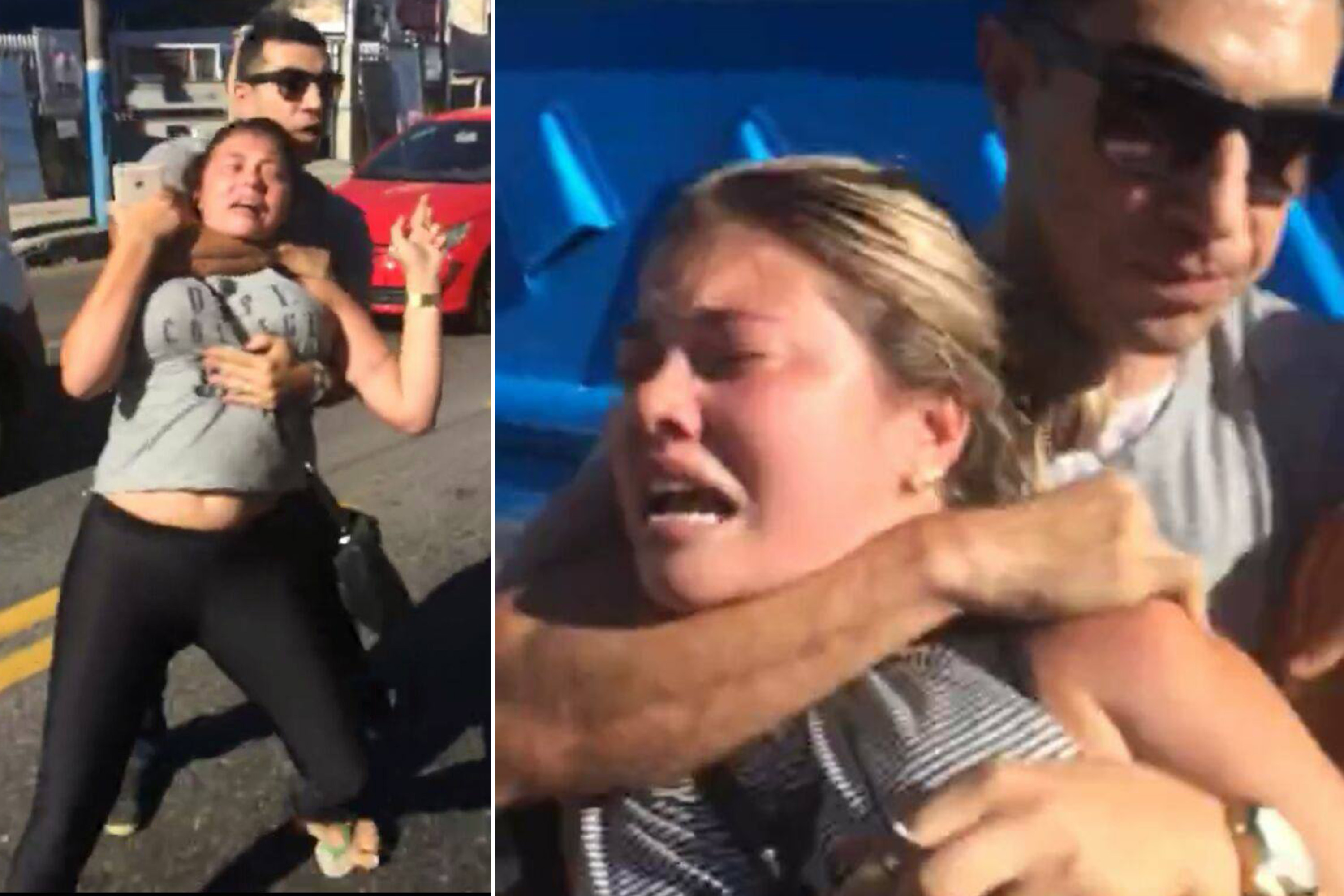 Mulher leva gravata de PM no RJ