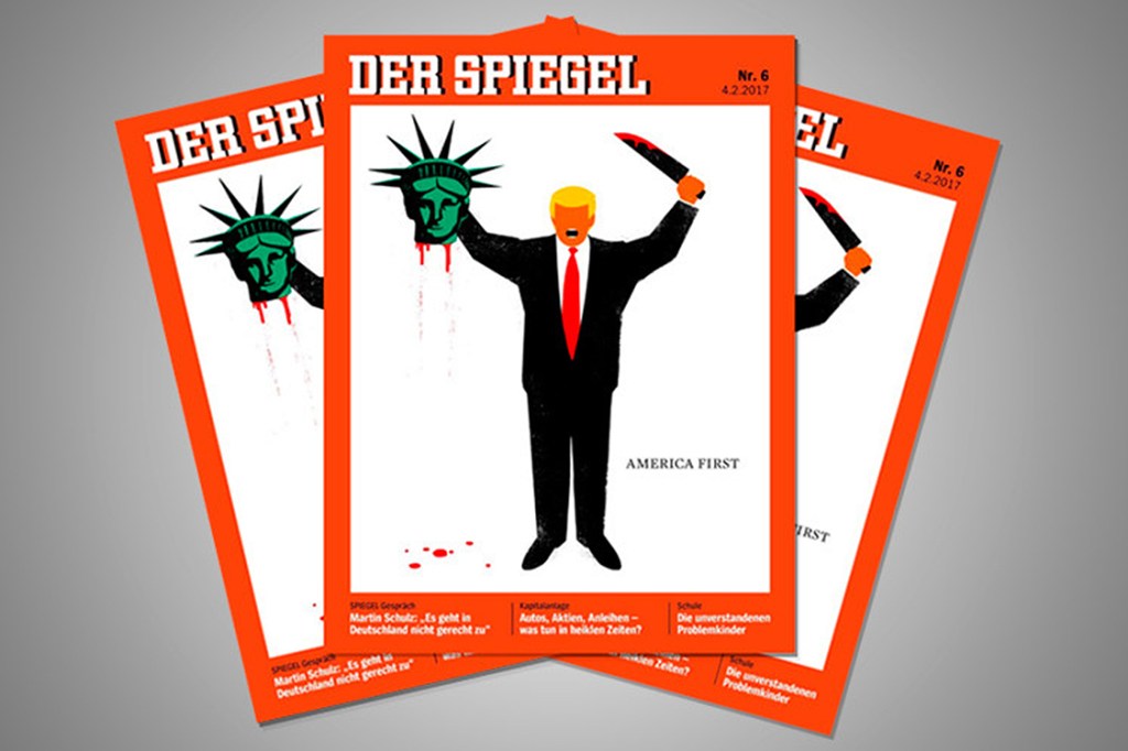 Capa da revista alemã Der Spiegel