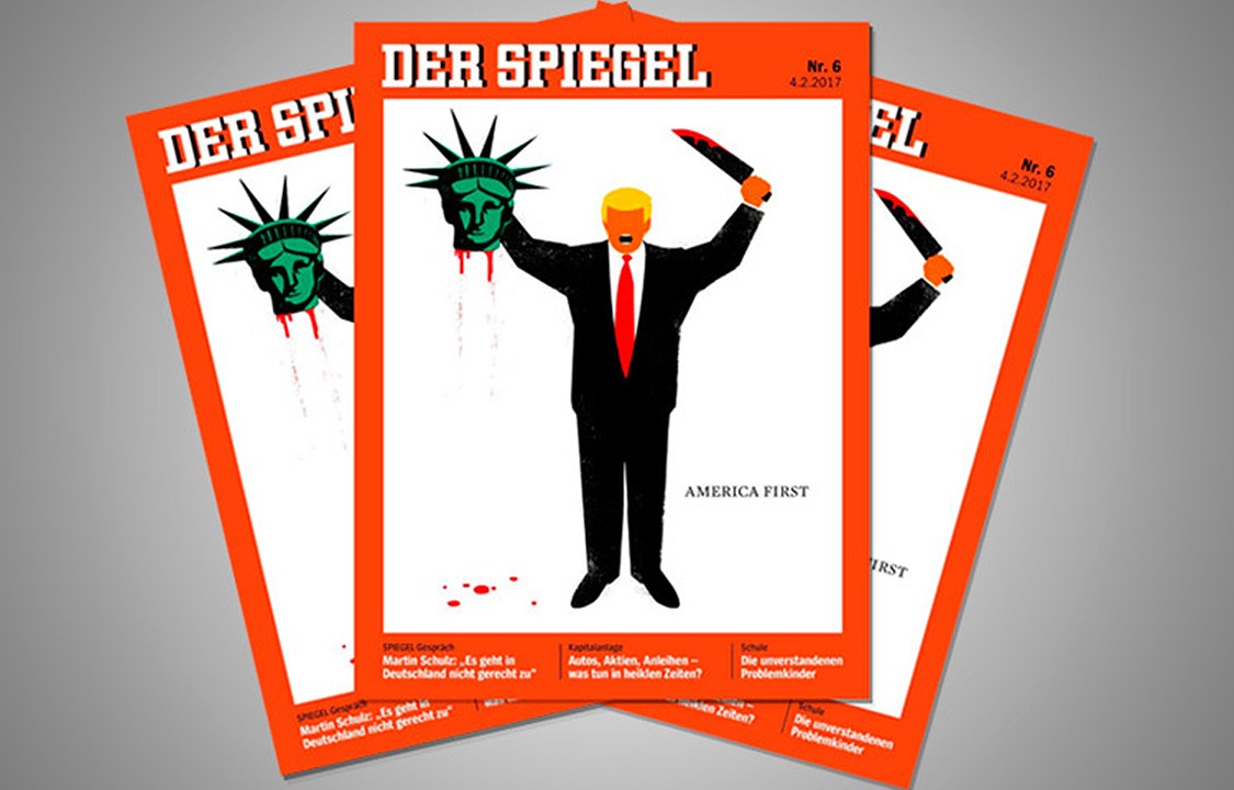 Capa da revista alemã Der Spiegel