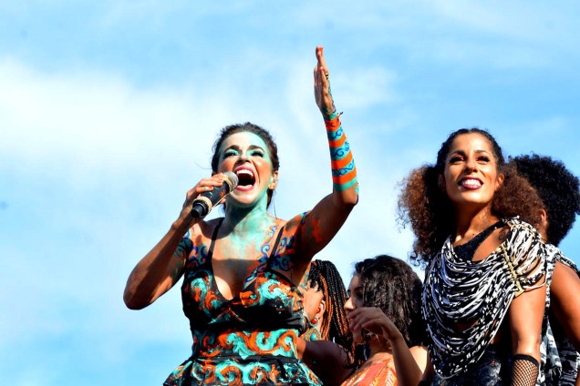 Daniela Mercury faz show em trio elétrico no Carnaval de Salvador, Bahia - 28/02/2017