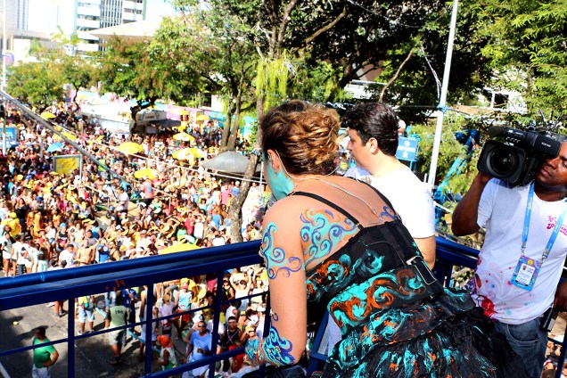 Daniela Mercury agita os foliões no sétimo dia de Carnaval em Salvador na Bahia - 28/02/2017