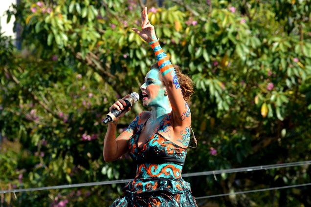 Daniela Mercury se apresenta em trio elétrico no sétimo dia de Carnaval em Salvador, Bahia - 28/02/2017