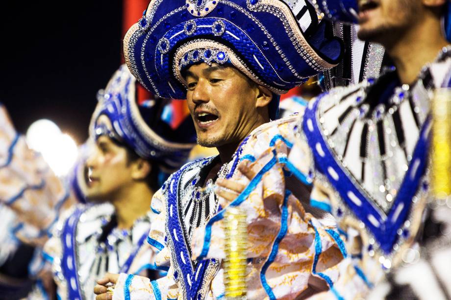 A escola de samba Dragões da Real é a quarta escola a desfilar na segunda noite do Carnaval paulistano - 26/02/2017