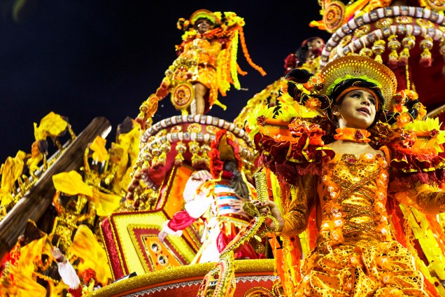 A escola de samba Dragões da Real é a quarta escola a desfilar na segunda noite do Carnaval paulistano - 26/02/2017