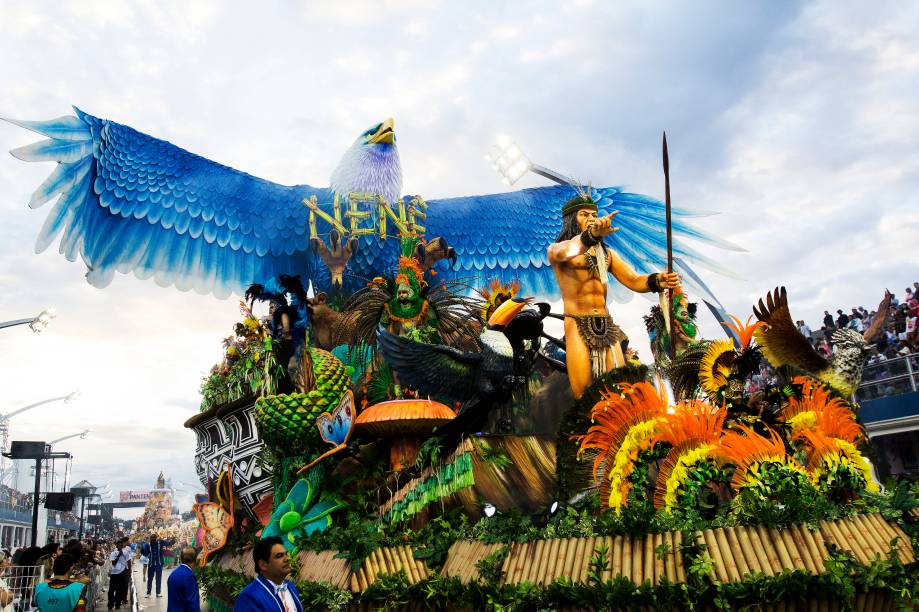 Desfile da escola de samba Nenê de Vila Matilde, no Sambódromo do Anhembi, em São Paulo (SP) - 26/02/2017
