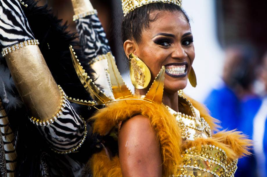 Desfile da escola de samba  Nenê de Vila Matilde, no Sambódromo do Anhembi, em São Paulo (SP) - 26/02/2017
