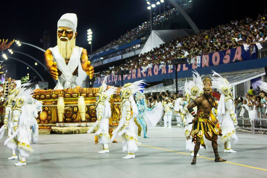 Desfile da escola de samba Vai-Vai, no Sambódromo do Anhembi, em São Paulo (SP) - 26/02/2017