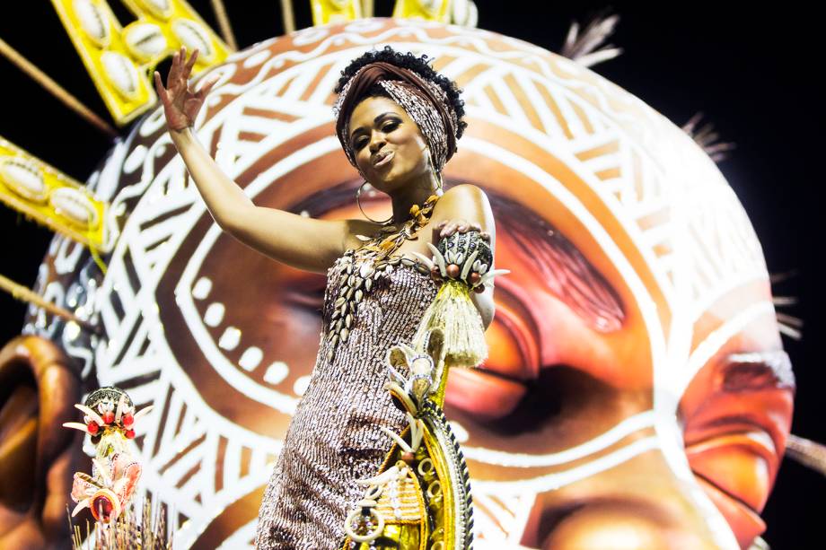 Desfile da escola de samba Vai-Vai, no Sambódromo do Anhembi, em São Paulo (SP) - 26/02/2017