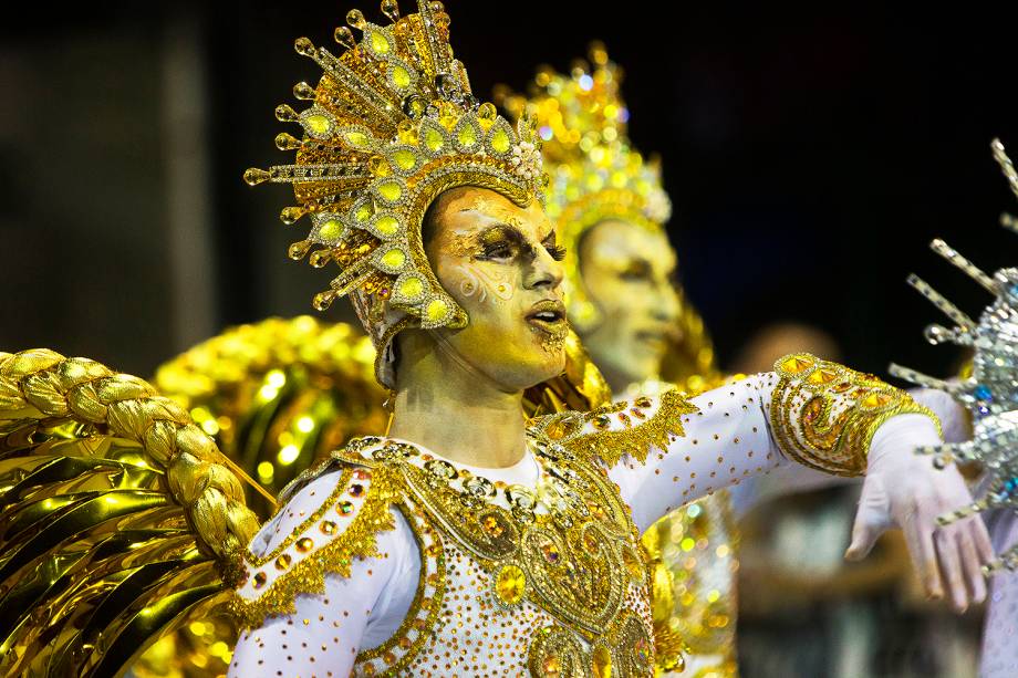 Desfile da escola de samba Unidos de Vila Maria, no Sambódromo do Anhembi, em São Paulo (SP) - 25/02/2017