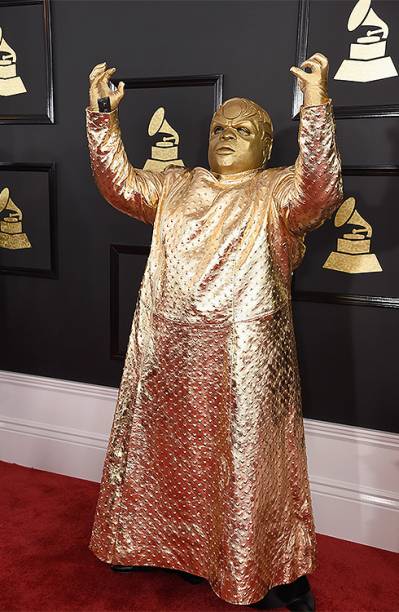 CeeLo Green durante a cerimônia da 59ª edição da maior premiação da música no Staples Center, em Los Angeles, nos Estados Unidos - 12/02/2017