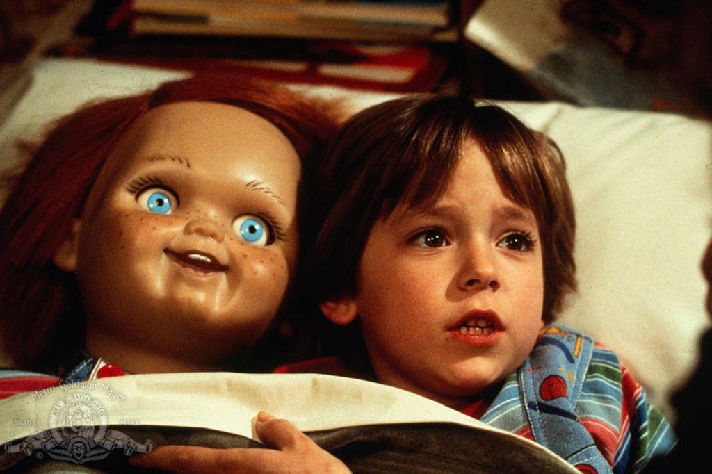 O boneco Chucky do filme 'Brinquedo Assassino' de 1998
