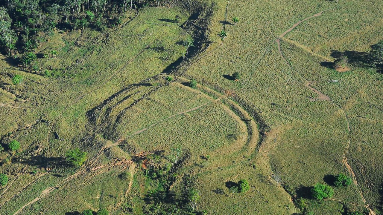 Geoglifo na floresta amazônica