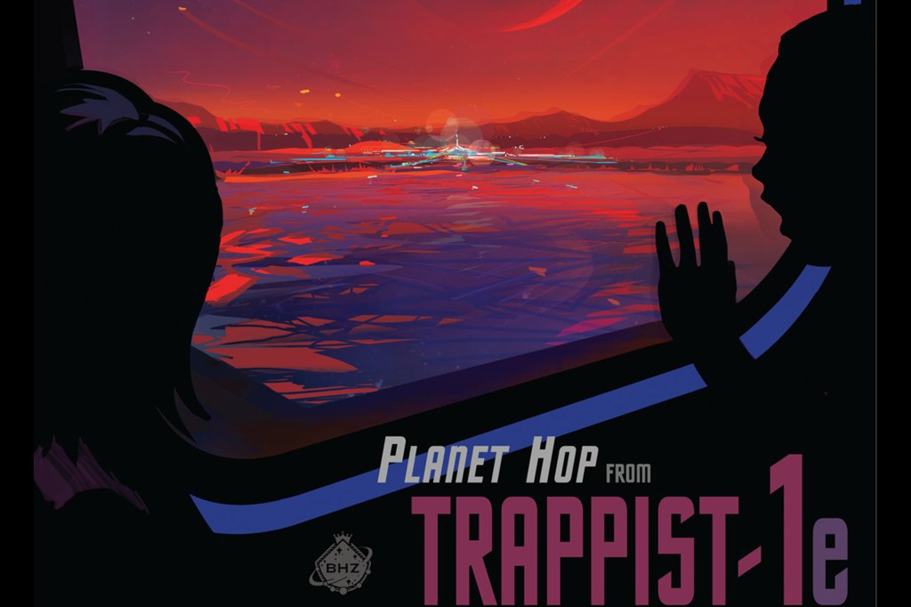 Exoplaneta descoberto TRAPPIST-1e