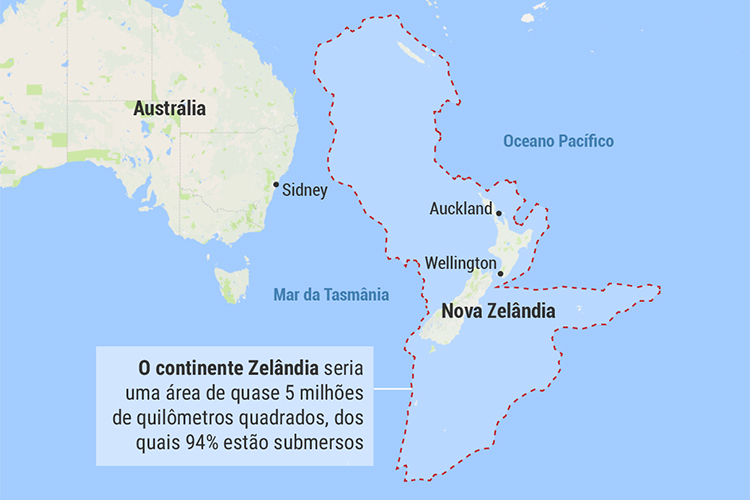 continente-zelandia Zelândia
