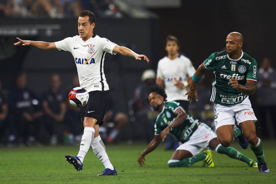 Partida entre Corinthians e Palmeiras, válida pelo Campeonato Paulista 2017, no estádio Arena Corinthians em São Paulo, SP - 22/02/2017