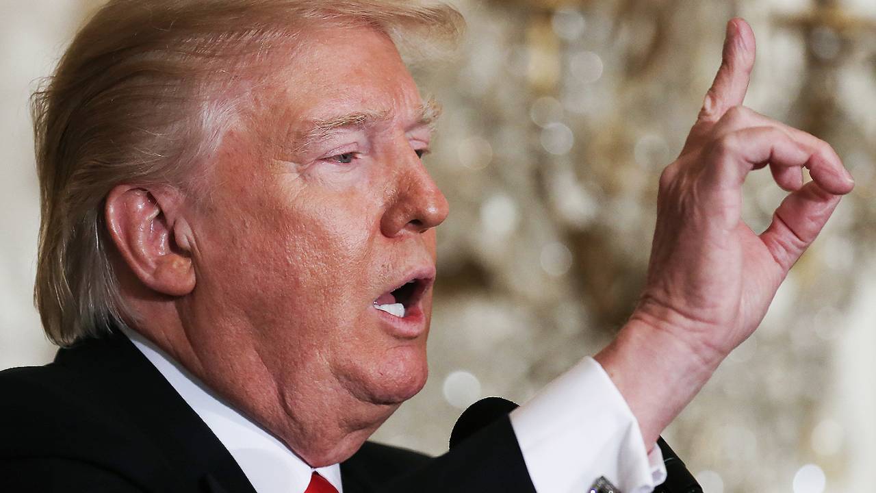 O presidente dos EUA, Donald Trump