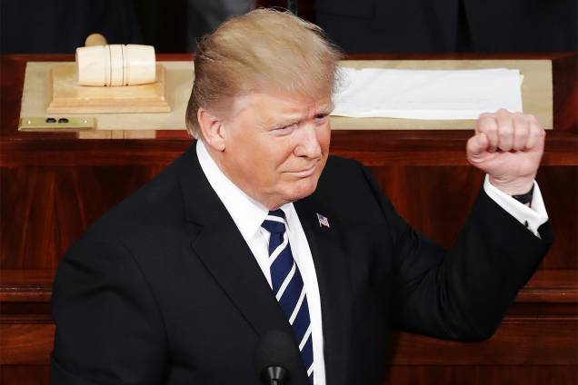 Donald Trump faz o primeiro discurso como presidente ao Congresso dos EUA - 28/02/2017 Donald Trump faz o primeiro discurso como presidente ao Congresso dos EUA - 28/02/2017