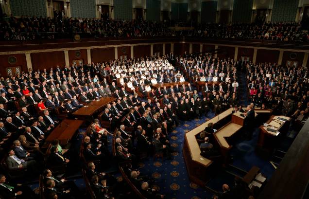 Donald Trump faz o primeiro discurso como presidente ao Congresso dos EUA - 28/02/2017 Donald Trump faz o primeiro discurso como presidente ao Congresso dos EUA - 28/02/2017