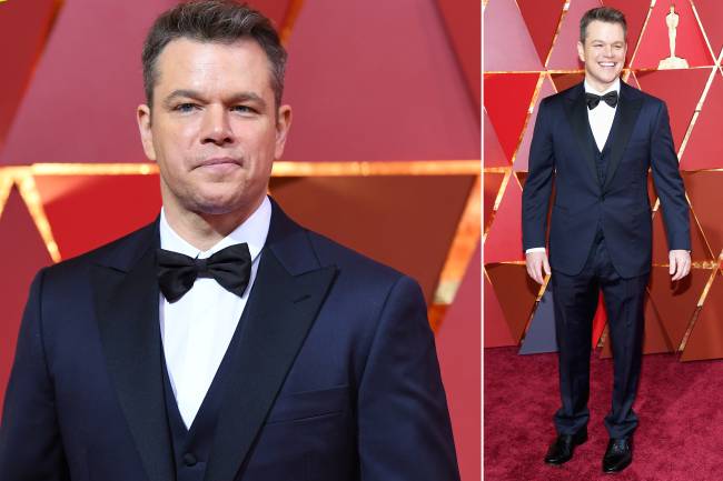Ternos Azuis no Oscar - Matt Damon