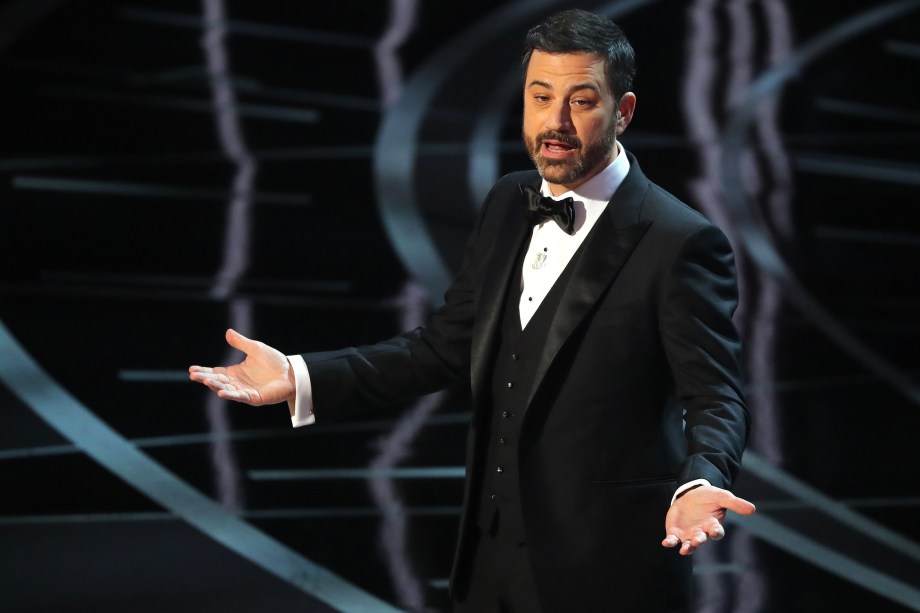 Jimmy Kimmel durante discurso de abertura da cerimônia de premiação do Oscar - 26/02/2017