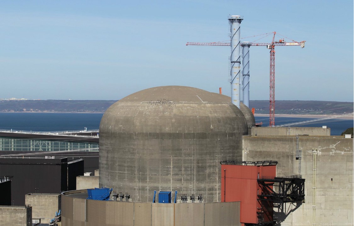 A usina nuclear de Flamanville, na França