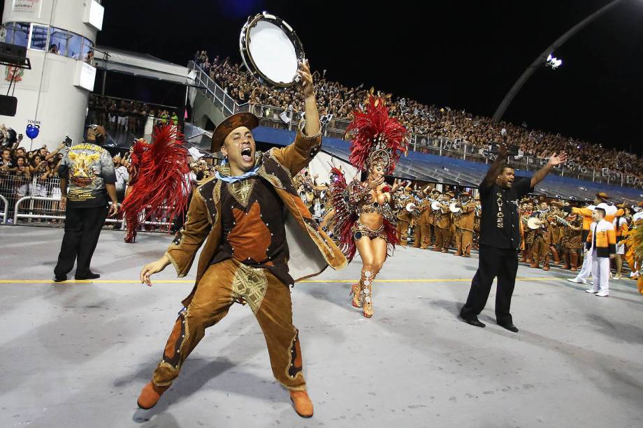 Desfile da escola de samba Gaviões da Fiel, no Sambódromo do Anhembi, em São Paulo (SP) - 25/02/2017