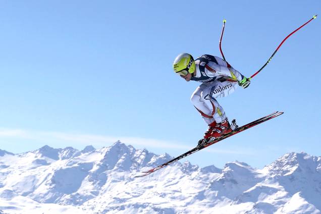 Esquiador Marc Oliveras, de Andorra, compete no Campeonato Mundial de Esqui em St. Moritz, na Suiça - 13/02/2017 Esquiador Marc Oliveras, de Andorra, compete no Campeonato Mundial de Esqui em St. Moritz, na Suiça - 13/02/2017