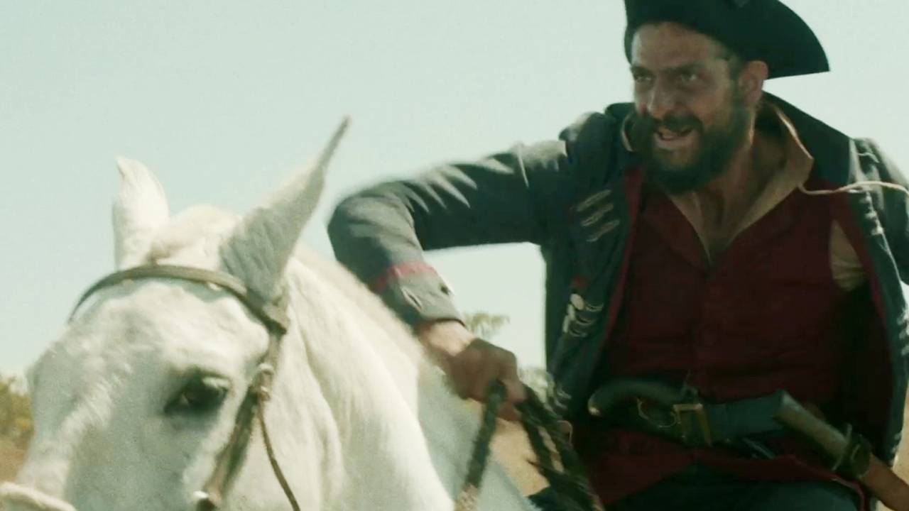 Julio Machado como Joaquim José da Silva Xavier, o Tiradentes, no filme ‘Joaquim’