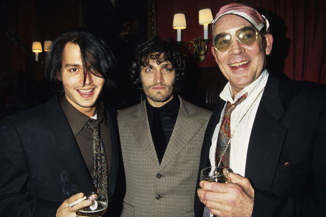 Johnny Depp, Vincent Gallo e Hunter S. Thompson