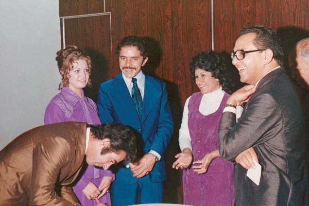 Cerimônia de casamento de Marisa Letícia e Lula, em 1973