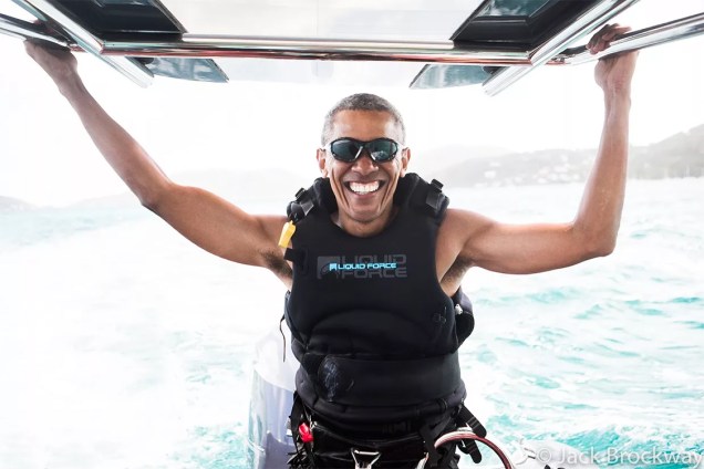 Obama tira férias nas Ilhas Virgens Britânicas