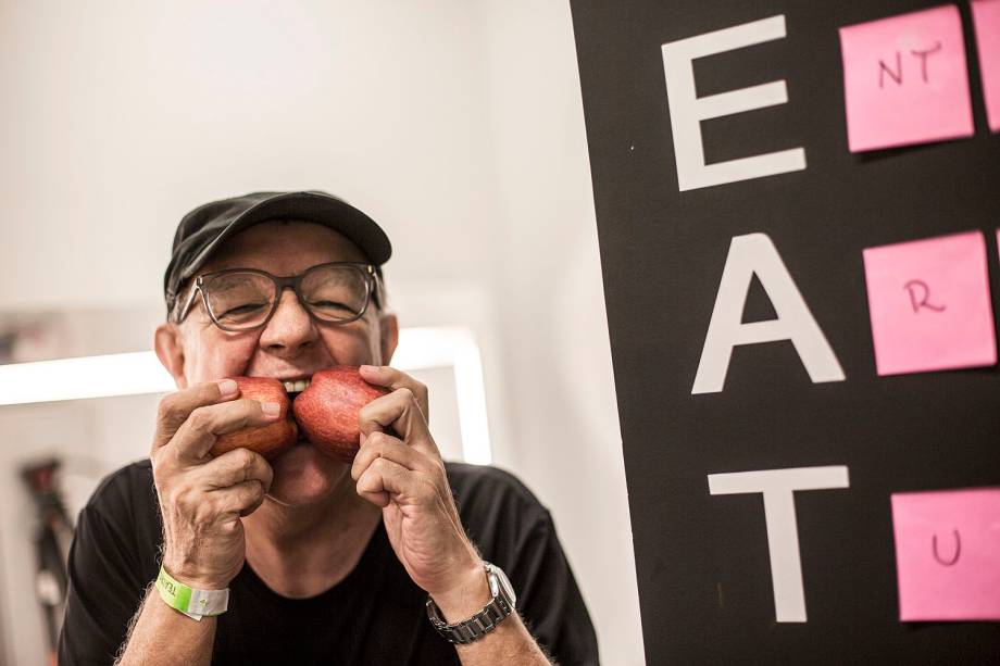 O ator Ney Latorraca em entrevista exclusiva para VEJA no camarim do Teatro Riachuelo