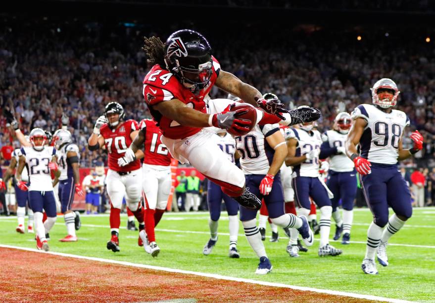 Atlanta Falcons e New England Patriots durante a final da 51ª edição do Super Bowl - 05/02/2017