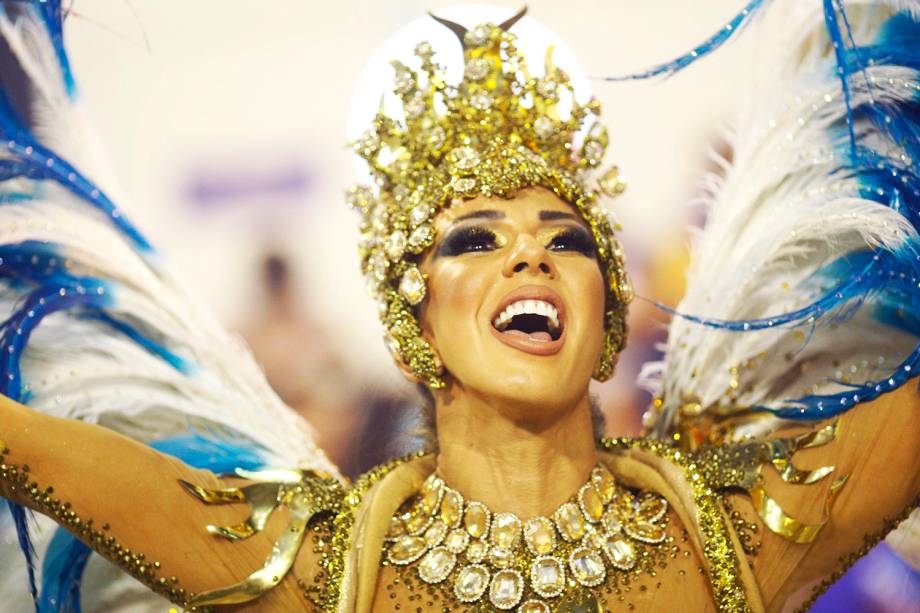 Desfile da escola de samba Unidos de Vila Isabel, no Sambódromo da Marquês de Sapucaí, no Rio de Janeiro (RJ) - 27/02/2017