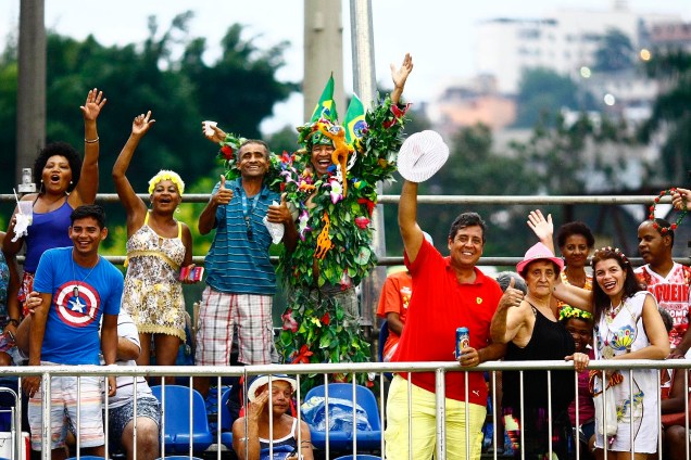 Público chega para ver os desfiles no Sambódromo Marquês de Sapucaí no Rio de Janeiro (RJ) - 26/02/2017
