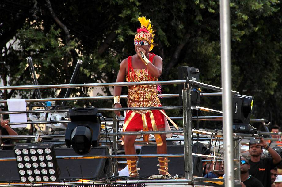 Show de Psirico, conhecido pelo hit "Lepo Lepo", em Salvador